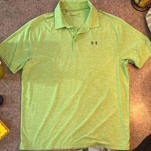 Under Armour Green Performance Polo Shirt